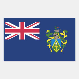 Vlag van Pitcairn-eilanden Rechthoekige Sticker