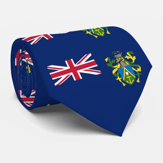 Vlag van Pitcairn-eilanden Stropdas (Opgerold)