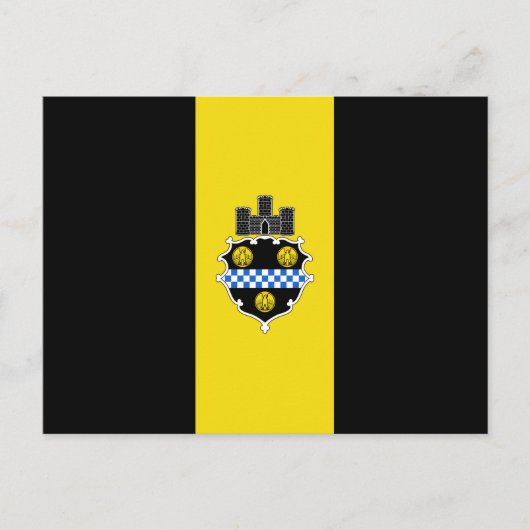 Vlag van Pittsburgh, Briefkaart Pennsylvania (Voorkant)