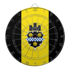Vlag van Pittsburgh, Pennsylvania Dartbord Met Da