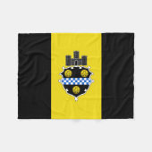 Vlag van Pittsburgh, Pennsylvania Fleece Blanket (Voorkant (Horizontaal))
