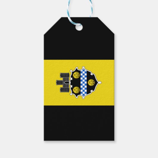 Vlag van Pittsburgh, Pennsylvania Gift Labels Cadeaulabel (Voorkant)