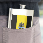 Vlag van Pittsburgh, Pennsylvania Hip Flask Flacon (Voorbeeld)