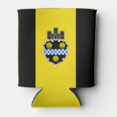 Vlag van Pittsburgh, Pennsylvania Koelbox Blikjeskoeler (Voorkant)