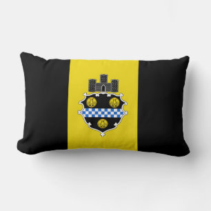 Vlag van Pittsburgh, Pennsylvania Lendenkussen Kussen