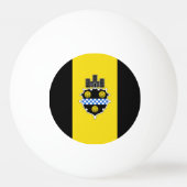Vlag van Pittsburgh, Pennsylvania Ping-Pong Ball (Achterkant)