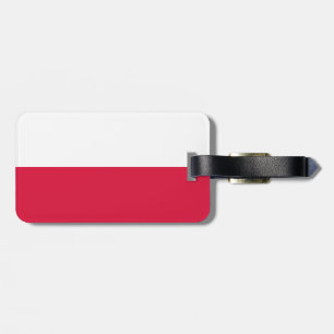 vlag van Polen Bagagelabel