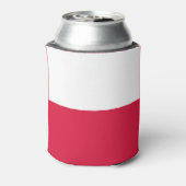 Vlag van Polen Blikjeskoeler (Blikje Achterkant)