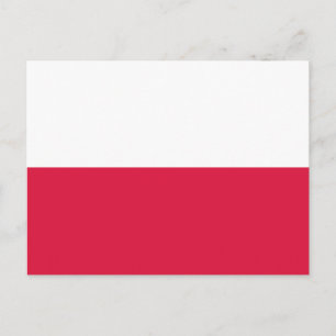 Vlag van Polen Briefkaart