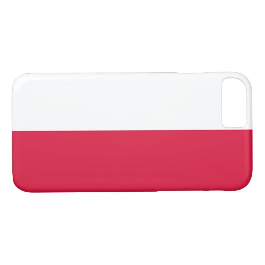 vlag van Polen Case-Mate iPhone Case (Achterkant (Horizontaal))