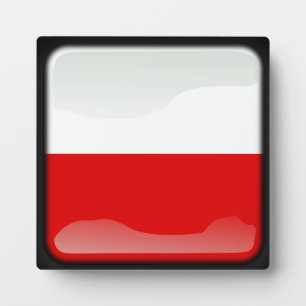 vlag van Polen Fotoplaat