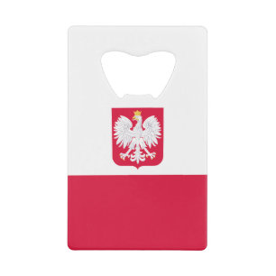 Vlag van Polen Kredietkaart Flessenopener
