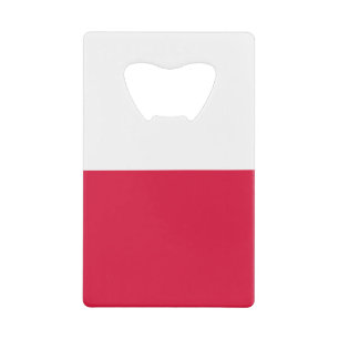 Vlag van Polen Kredietkaart Flessenopener