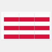 Vlag van Polen Labels (Vel)