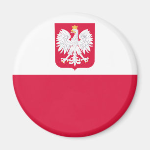 Vlag van Polen Magneet