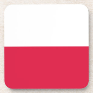 vlag van Polen Onderzetter