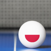 Vlag van Polen Pingpongballen (Net)