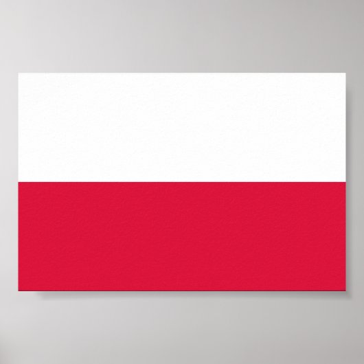 vlag van Polen Poster (Voorkant)