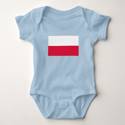 Vlag van Polen Romper (Voorkant)