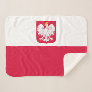 Vlag van Polen Sherpa Deken