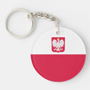 Vlag van Polen Sleutelhanger