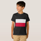 vlag van Polen T-shirt (Voorkant volledig)
