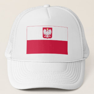 Vlag van Polen Trucker Pet