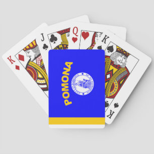 Vlag van Pomona (Californië) Pokerkaarten