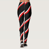 vlag van Poolse strepen Leggings (Achterkant)
