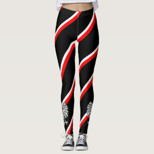 vlag van Poolse strepen Leggings
