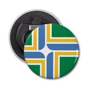 Vlag van Portland, Oregon Button Flesopener
