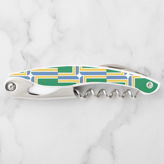 Vlag van Portland, Oregon Kurkentrekker (Voorkant)