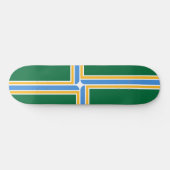 Vlag van Portland (Oregon) Skateboard (Horizontaal)