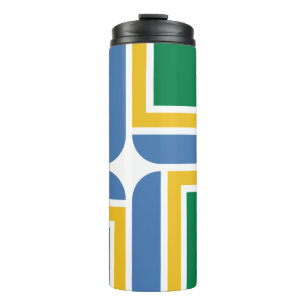 Vlag van Portland, Oregon Thermal Tumbler Thermosbeker