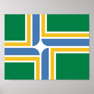 Vlag van Portland, Poster Oregon