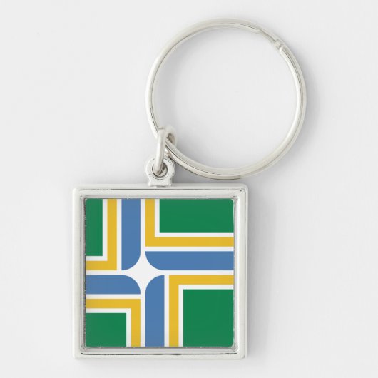 Vlag van Portland, Sleutelhanger Oregon (Voorkant)