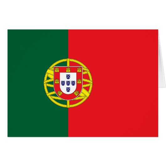 Vlag van Portugal (Voorkant Horizontaal)