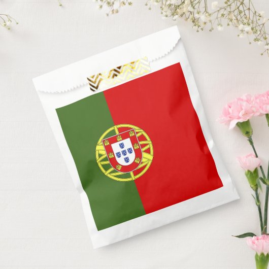 Vlag van Portugal Bedankzakje (Gezegeld)