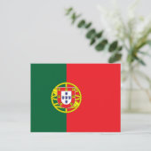 Vlag van Portugal Briefkaart (Staand voorkant)