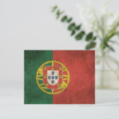  vlag van Portugal Briefkaart (Staand voorkant)