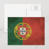  vlag van Portugal Briefkaart (Voorkant / Achterkant)