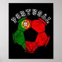 Vlag van Portugal Byll Portugese Voetbalspeler Por