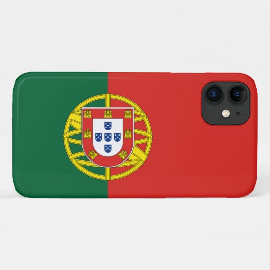 Vlag van Portugal Case-Mate iPhone Case (Achterkant (horizontaal))