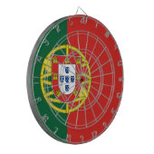 Vlag van Portugal Dartbord (Voorkant Links)