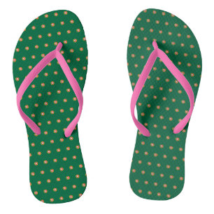 Vlag van Portugal gestippeld patroon Teenslippers