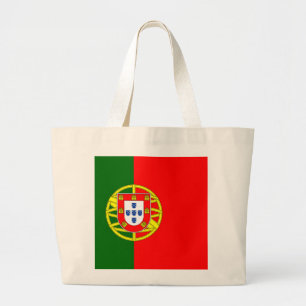 Vlag van Portugal Grote Tote Bag