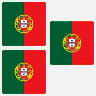 Vlag van Portugal Labels
