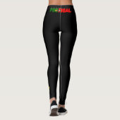vlag van Portugal Leggings (Achterkant)