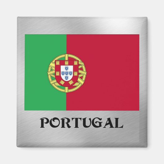 Vlag van Portugal Magneet (Voorkant)