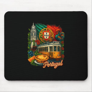 Vlag van Portugal Portugal Reis Portugese Haan Por Muismat